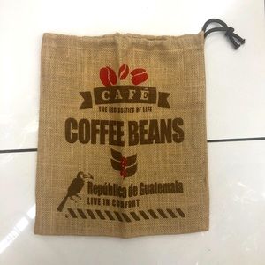 Jute Vegetable Stocker drawstring bag